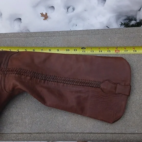 LUCCHESE Tall Riding Boot Sz 9 - Picture 13 of 16